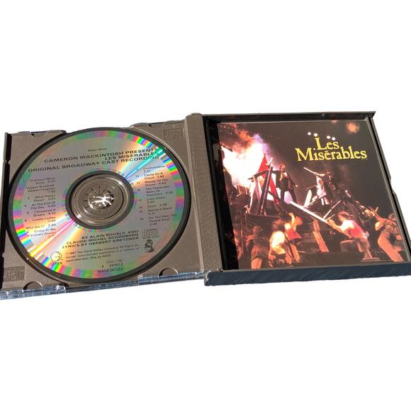 Les Miserables 2x CD 1987 CMI (Original Broadway Cast Recording) - Picture 9 of 12
